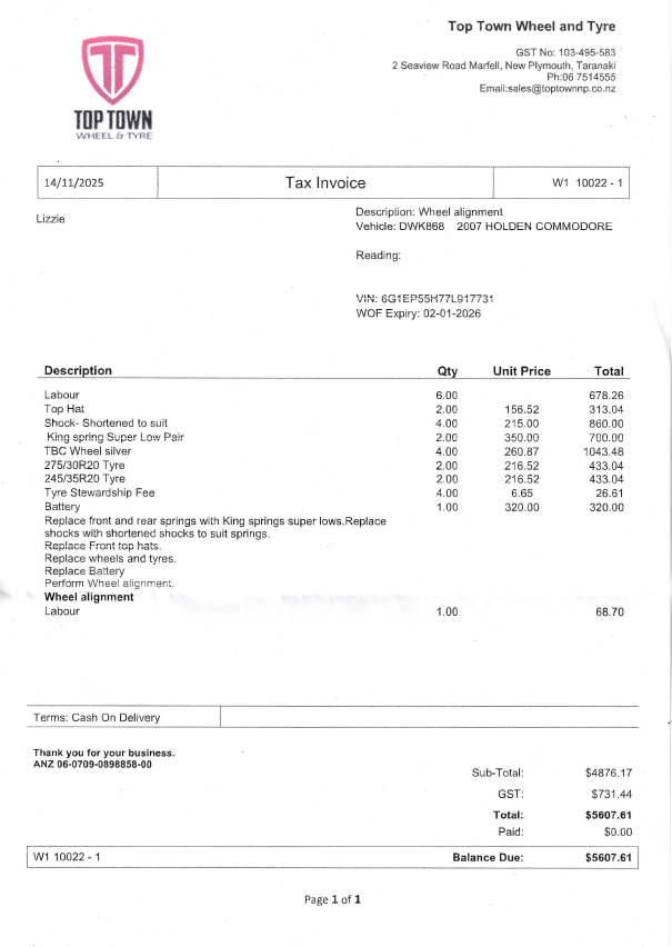 2007 Holden Commodore SS-V Lowered Beast $150PW NO Deposit Finance